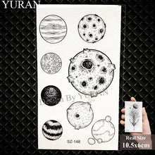 Load image into Gallery viewer, Elegant Lavender Flower Tattoo Stickers Temporary Waterproof Colorful Modern Children Tattoo