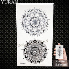 Load image into Gallery viewer, Elegant Lavender Flower Tattoo Stickers Temporary Waterproof Colorful Modern Children Tattoo