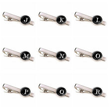 Load image into Gallery viewer, Elegant Men Fashion 26 Alphabet Letters Tie Clips Letter Tie Clip Men's Fashion Tie Pin Buckle Clip Tie Decoration Suit Accessories Name Letters Jewelry Men Necktie Clip Pin Suit Accessories Classic Initials Alphabet A-Z Tie Clips