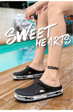 Load image into Gallery viewer, Elegant Mens Sandals Black Garden Casual Aqua Clogs Summer Slides Beach Swimming Shoes Slippers Garden Clogs Sandals Arch Support Cushioned Yard Beach Clogs