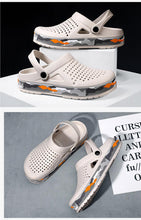 Load image into Gallery viewer, Elegant Mens Sandals Black Garden Casual Aqua Clogs Summer Slides Beach Swimming Shoes Slippers Garden Clogs Sandals Arch Support Cushioned Yard Beach Clogs