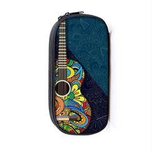 Load image into Gallery viewer, Elegant Music Note Piano Pen Case Holder Stylish Black/White Pencil Bag Guitar Pencil Case Unique Stationery Case For School