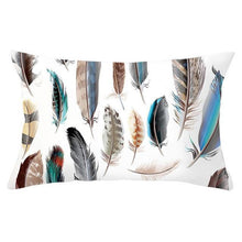 Load image into Gallery viewer, Elegant New Home Decoration Short Plush Pillow Case Feather Soft Rectangular Sofa Seat Bedroom Farmhouse Feather Decorative Throw Pillow Covers Home Decor 30x50CM