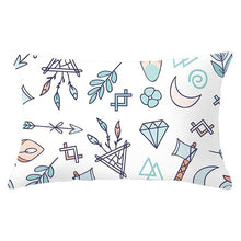 Load image into Gallery viewer, Elegant New Home Decoration Short Plush Pillow Case Feather Soft Rectangular Sofa Seat Bedroom Farmhouse Feather Decorative Throw Pillow Covers Home Decor 30x50CM