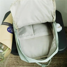 Load image into Gallery viewer, Elegant Nylon Candy Color Waterproof School Bags for Teenagers Girls And Women Nice Patchwork On Backpack For Female