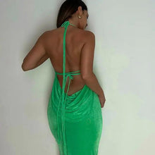 Load image into Gallery viewer, Elegant Open Back Cami Long Dress