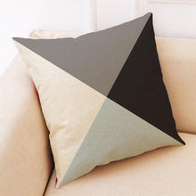 Load image into Gallery viewer, Elegant Pattern Printed Throw Pillow Modern Soft Linen Blend Cushion Home Decorative Fashion Geometric Pattern Throw Pillow Covers Square Decorative Cushion Case For Home Pillows Case