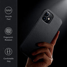 Load image into Gallery viewer, Elegant Phone Protection Back Cover Designed for iPhone 12 Pro Max Case Leather Cover for iPhone 12 mini 12 Pro Max Genuine Leather Case for iPhone 12 12Pro Luxury Black Phone Case For Businessman