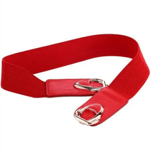 Load image into Gallery viewer, Elegant PU Leather Elastic Women Dress Belts Fashion Stretchy Thick Waist Dress Plus Size Waistbands For Women