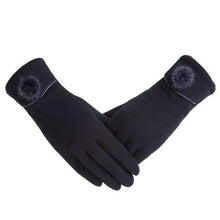 Load image into Gallery viewer, Elegant Red Autumn Full Finger Warm Women Gloves Classic Soft Comfortable Winter One Size Gloves For Women