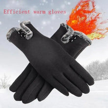 Load image into Gallery viewer, Elegant Red Autumn Full Finger Warm Women Gloves Classic Soft Comfortable Winter One Size Gloves For Women