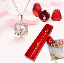 Load image into Gallery viewer, Elegant Rose Gold Heart Necklace