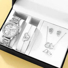 Load image into Gallery viewer, Elegant Rose Gold Watch Ensemble