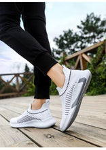 Load image into Gallery viewer, Elegant Sport Mens Sneakers Running Casual Shoes Spring New Lightweight Breathable Espadrilles Flying Woven Running Shoes Mesh Workout Casual Sports Mens Sneakers