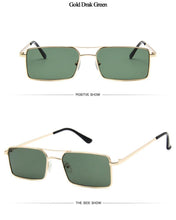 Load image into Gallery viewer, Elegant Square Sunglasses For Women Luxury Eyewear For Women/Men High Quality Metal Glasses For Women Outdoor Lightweight Sunglasses For Men Retro Design