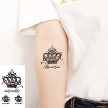 Load image into Gallery viewer, Elegant Waterproof Tattoo Sticker Sun Moon Fake Tatto Fashion Moon Temporary Fun Sun Wave Magic Tatoos For Womens Mens