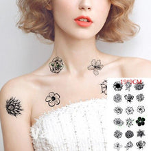 Load image into Gallery viewer, Elegant Waterproof Temporary Butterfly Sticker Tattoo Fake Halloween Party Tattoo For Woman Girls