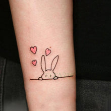 Load image into Gallery viewer, Elegant Waterproof Temporary Tattoo Sticker Cat Fox Flash Tatoo Neck Hand Modern Tattoo Stickers Butterflies Cats For Womens