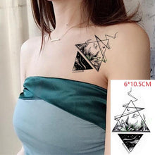 Load image into Gallery viewer, Elegant Waterproof Temporary Tattoo Sticker Cat Fox Flash Tatoo Neck Hand Modern Tattoo Stickers Butterflies Cats For Womens