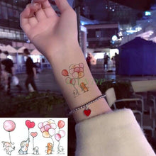 Load image into Gallery viewer, Elegant Waterproof Temporary Tattoo Sticker Cat Fox Flash Tatoo Neck Hand Modern Tattoo Stickers Butterflies Cats For Womens