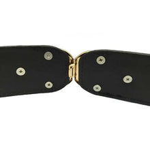 Load image into Gallery viewer, Elegant Wide Fabric Strap Silver Metal Buckle Belts For Women Trendy Women's Fashion Stretchable Classic Color Belts