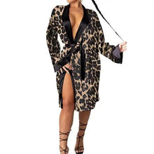 Load image into Gallery viewer, Elegant Women Indoor Robes Modern Design Bathrobes Ladies Long Sleepwear Soft And Comfortable Womens Bathrobes