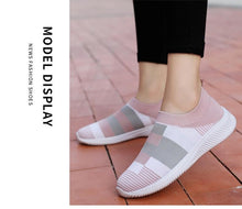 Load image into Gallery viewer, Elegant Women Shoes Espadrilles Knitted Sneakers Women New Flat Shoes Mix Color Casual Walking Shoes Slip-on Sock Shoe Lady Girls Running Shoes Mesh Air Mesh Womens Espadrilles