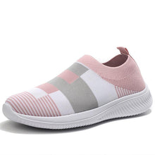 Load image into Gallery viewer, Elegant Women Shoes Espadrilles Knitted Sneakers Women New Flat Shoes Mix Color Casual Walking Shoes Slip-on Sock Shoe Lady Girls Running Shoes Mesh Air Mesh Womens Espadrilles