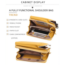 Load image into Gallery viewer, Elegant Women Small Crossbody Bags With Large Capacity Designer PU Leather Shoulder Bags For Women Phone Purses