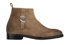 Load image into Gallery viewer, TOTO - K92083 - 3 Inches Taller (Nubuck Coffee Brown) - Chelsea Ankle Boots
