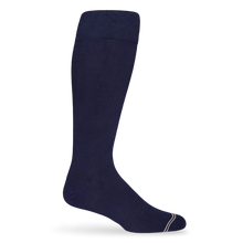 Load image into Gallery viewer, Elton Navy Dress Socks