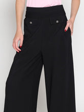Load image into Gallery viewer, Embellished Pockets High Waist Wide Leg Pants