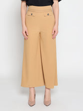 Load image into Gallery viewer, Embellished Pockets High Waist Wide Leg Pants