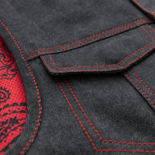Load image into Gallery viewer, Ember Men's Motorcycle Denim Vest