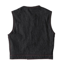 Load image into Gallery viewer, Ember Men's Motorcycle Denim Vest