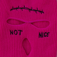 Load image into Gallery viewer, Embroidery Three-hole Balaclava Knit Hat Army Tactical CS Winter Ski Riding Mask Beanie Prom Party Mask Warm Mask Three 3 Hole Balaclava Knit Hat Ski Mask 3-Hole Knit Hat Full Face Cover Balaclava Hats Funny Party Embroidery Beanies Caps