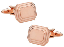 Load image into Gallery viewer, Engravable Rose Gold Cufflinks