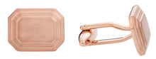 Load image into Gallery viewer, Engravable Rose Gold Cufflinks