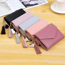 Load image into Gallery viewer, Ethnic Design Leather Small Wallet For Women Luxury Famous Short Coin Zipper Purse, Credit Card Holder Mini Wallets/Purses Female