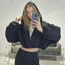 Load image into Gallery viewer, European And American Casual Women's Solid Color Hoodies