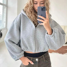 Load image into Gallery viewer, European And American Casual Women's Solid Color Hoodies