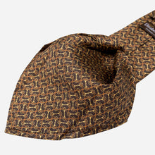 Load image into Gallery viewer, Palio - Printed Silk Tie - Brown
