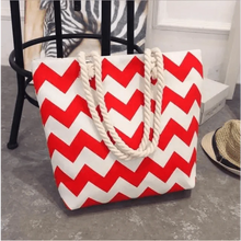 Load image into Gallery viewer, Eye-Catching Fashionable Folding Women Big Size Handbag Ladies Casual Flower Printing Canvas Graffiti Shoulder Bag