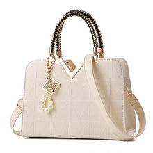 Load image into Gallery viewer, Eye-Catching Snow White Female Bag For Ladies With Phone Pocket Zipper Leather Bag For Women Shoulder Crossbody Bags