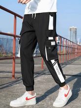 Load image into Gallery viewer, Men's Plus Size Casual Cargo Pants with Drawstring