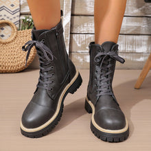 Load image into Gallery viewer, Women’s Solid Color Low Heel Mid Boots — Stylish Everyday Mid Boots