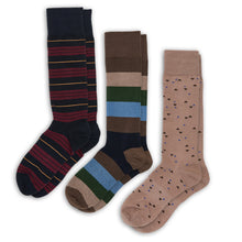 Load image into Gallery viewer, Dress Sock 3-Pack