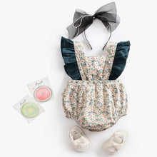 Load image into Gallery viewer, Cotton Summer Baby Girl Romper with Floral Design - # BAAA21110044