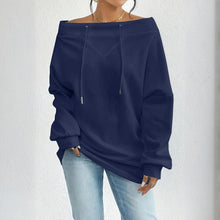 Load image into Gallery viewer, Plus Size Off Shoulder Pullover