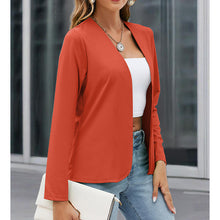 Load image into Gallery viewer, Women’s Plus‑Size Open‑Front Casual Blazer